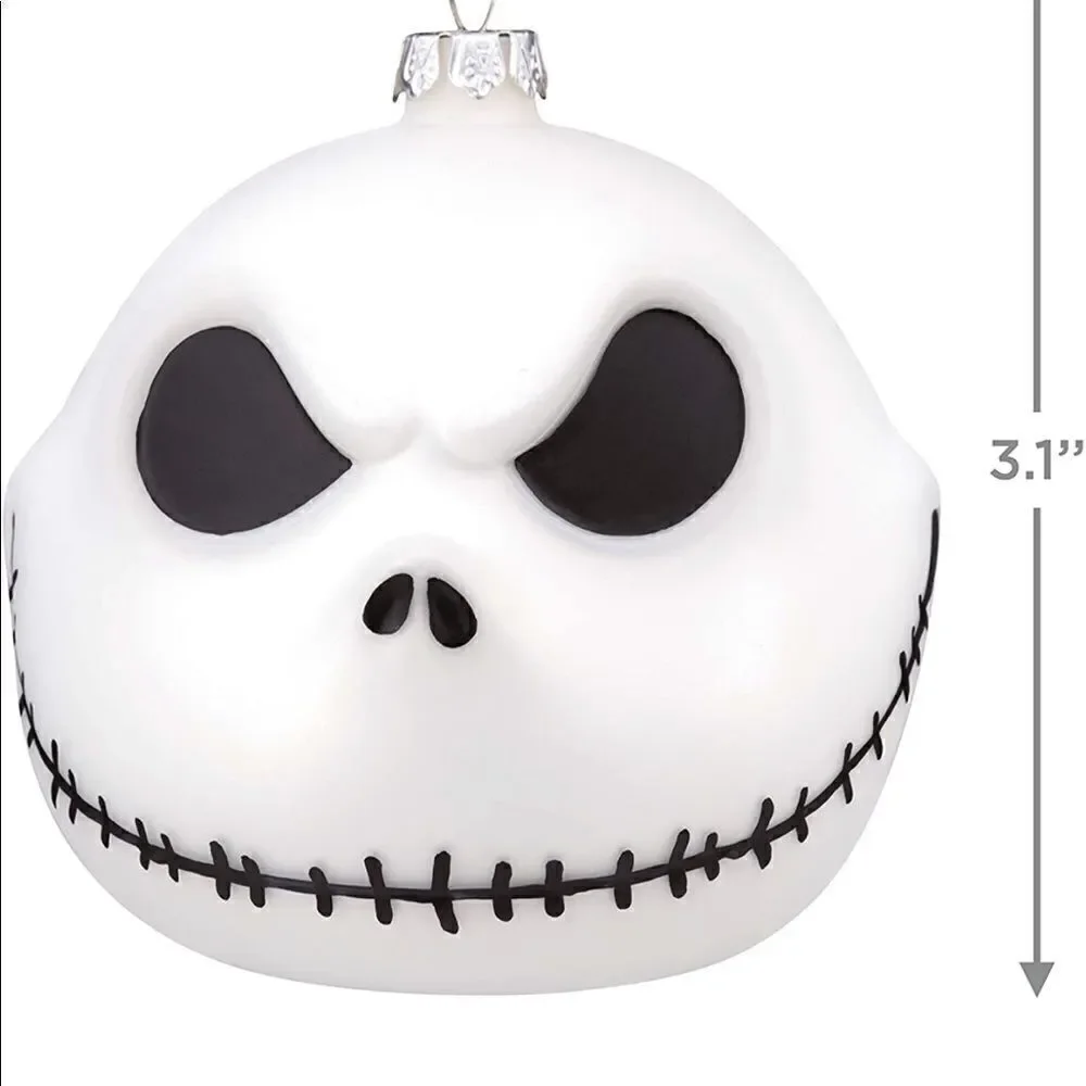 Hallmark glass ornament Jack Skellington Nightmare before Christmas NWT
